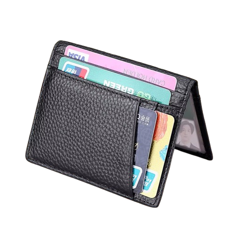 Slim Soft Leather Wallet Mini Credit Card Holder