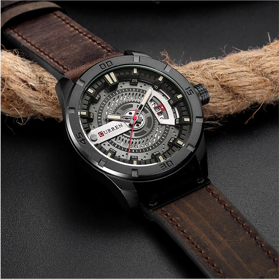 Curren New Fashion Casual Mens Watches Top Luxury Brand Quartz Men Watch Sport Leather Clock Male Wrist Watch Relogio Masculino