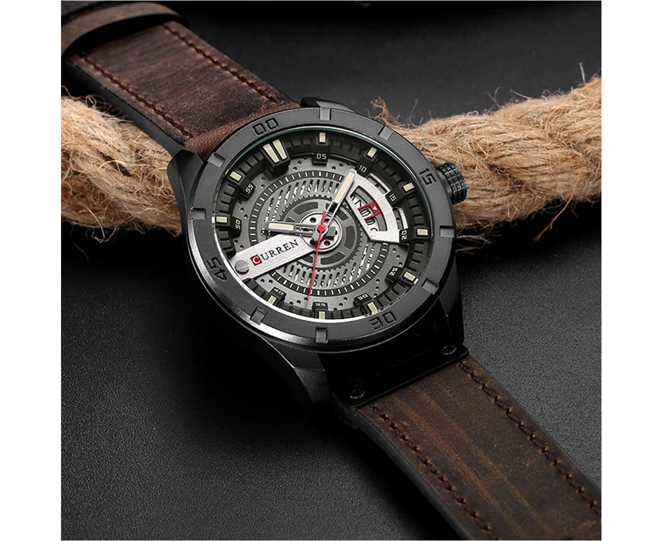 Curren New Fashion Casual Mens Watches Top Luxury Brand Quartz Men Watch Sport Leather Clock Male Wrist Watch Relogio Masculino