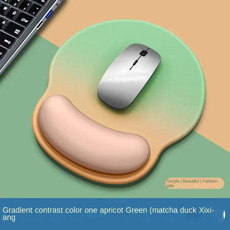 Comfortable Mouse Pad with Wrist Rest, Anti-Slip, for Office & Gaming