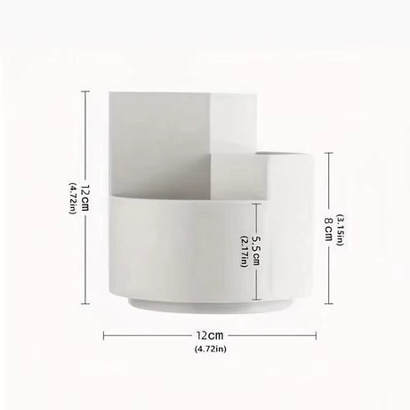 360° Rotating Large Capacity Pen Holder Desk Organizer Box