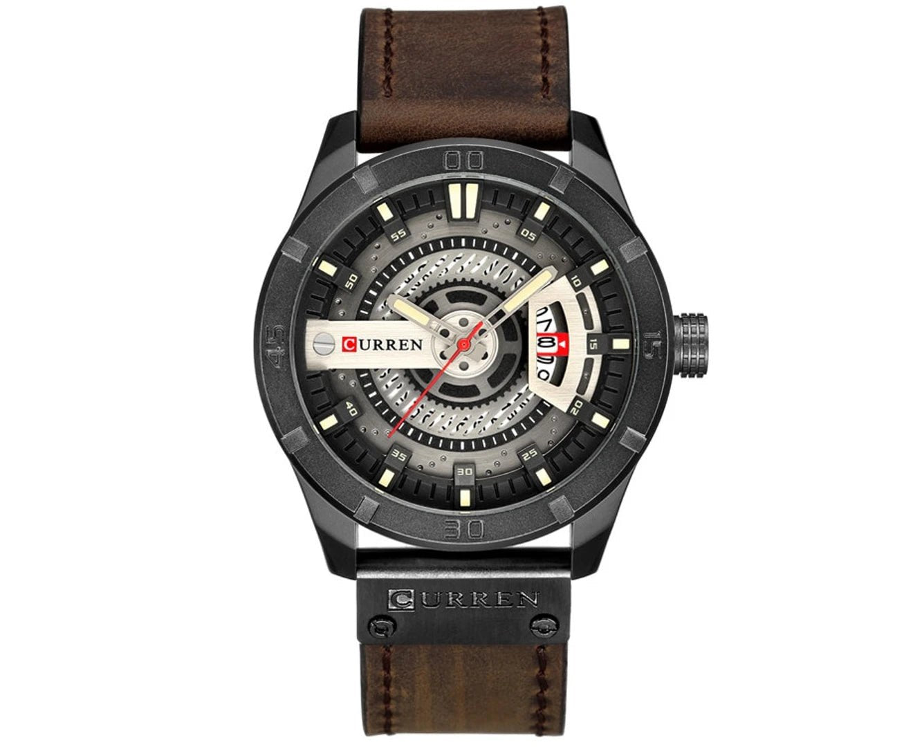 Curren New Fashion Casual Mens Watches Top Luxury Brand Quartz Men Watch Sport Leather Clock Male Wrist Watch Relogio Masculino