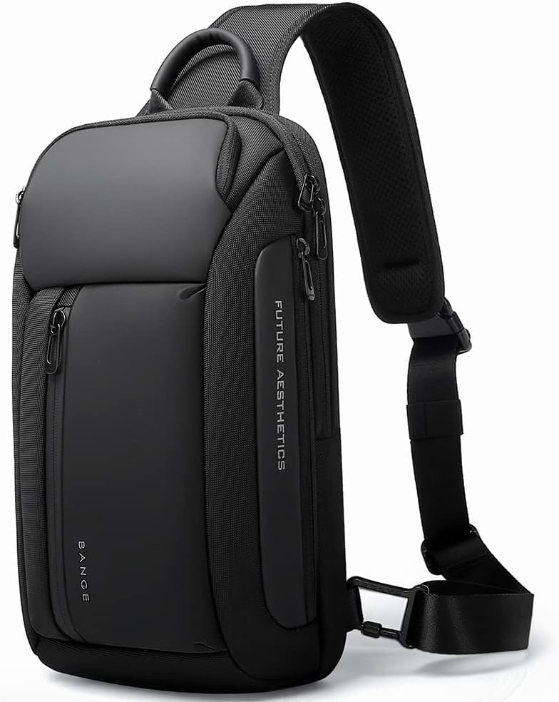 Sling Bag, Waterproof Men's Chest Bag Shoulder Bags Crossbody Sling Backpack