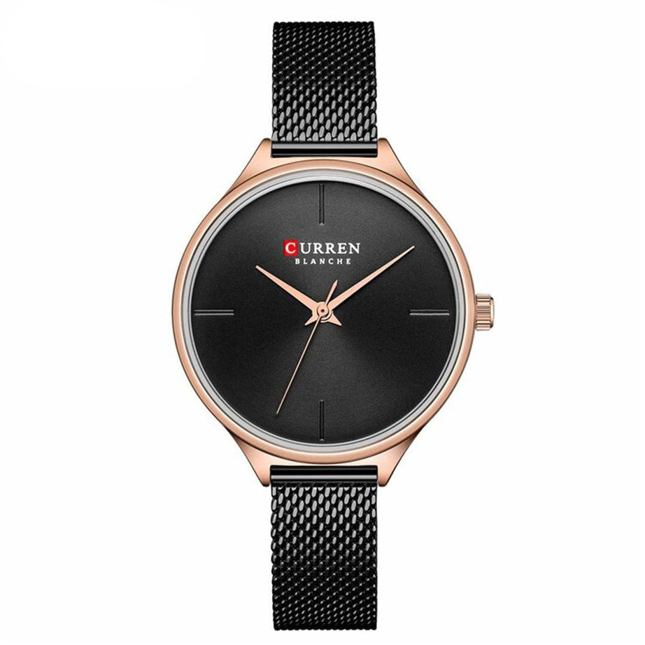 CURREN Fashion Women Watches Leather Wrist Watch Reloj Mujer Top Brand Luxury Ladies Quartz Watch Montre Femme