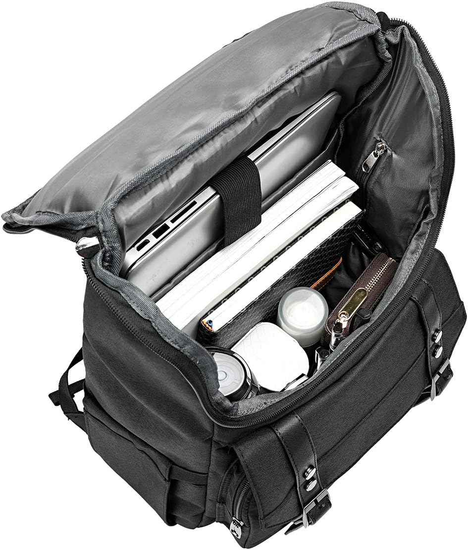 Vintage Travel Laptop Backpack with USB Charging Port