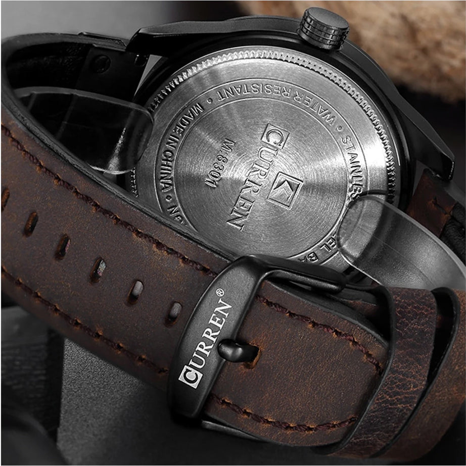 Curren New Fashion Casual Mens Watches Top Luxury Brand Quartz Men Watch Sport Leather Clock Male Wrist Watch Relogio Masculino
