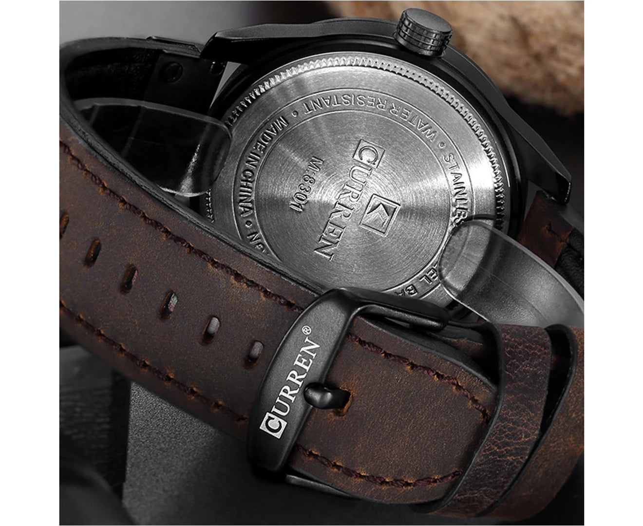 Curren New Fashion Casual Mens Watches Top Luxury Brand Quartz Men Watch Sport Leather Clock Male Wrist Watch Relogio Masculino