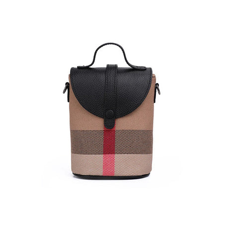 Mini Lattice Canvas Crossbody Ladies Bag