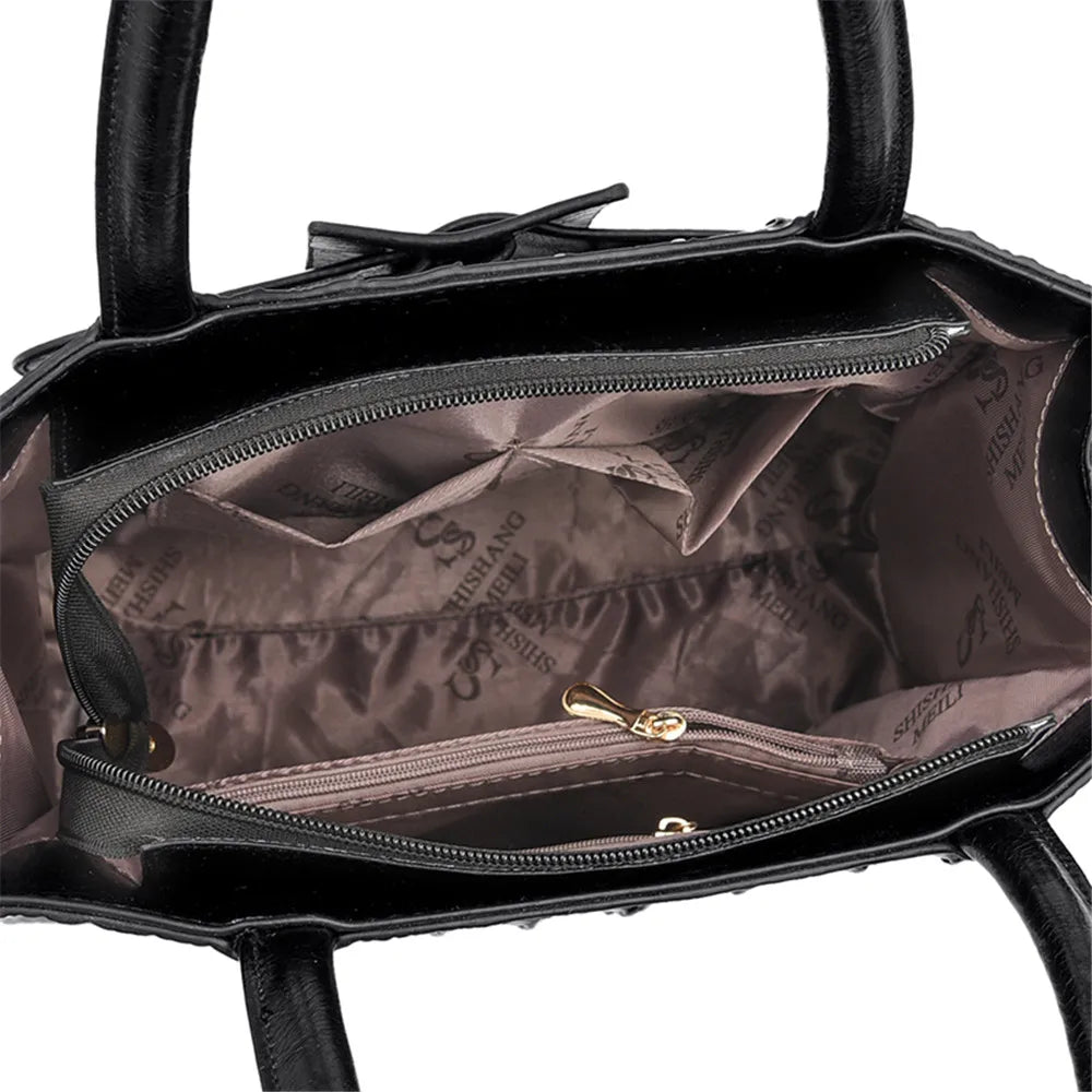 Brand Women Crocodile Handbag Luxury Belt Handbags