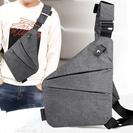 Men's Anti-Theft Crossbody Chest Bag Multi-Functional