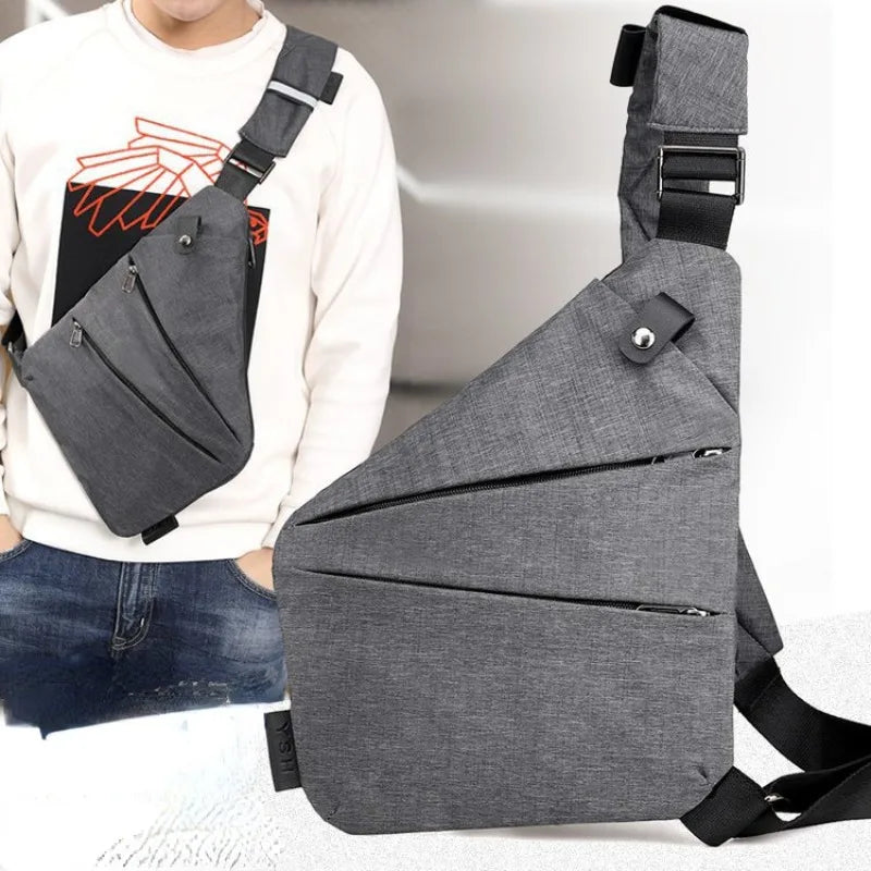 Men's Anti-Theft Crossbody Chest Bag Multi-Functional