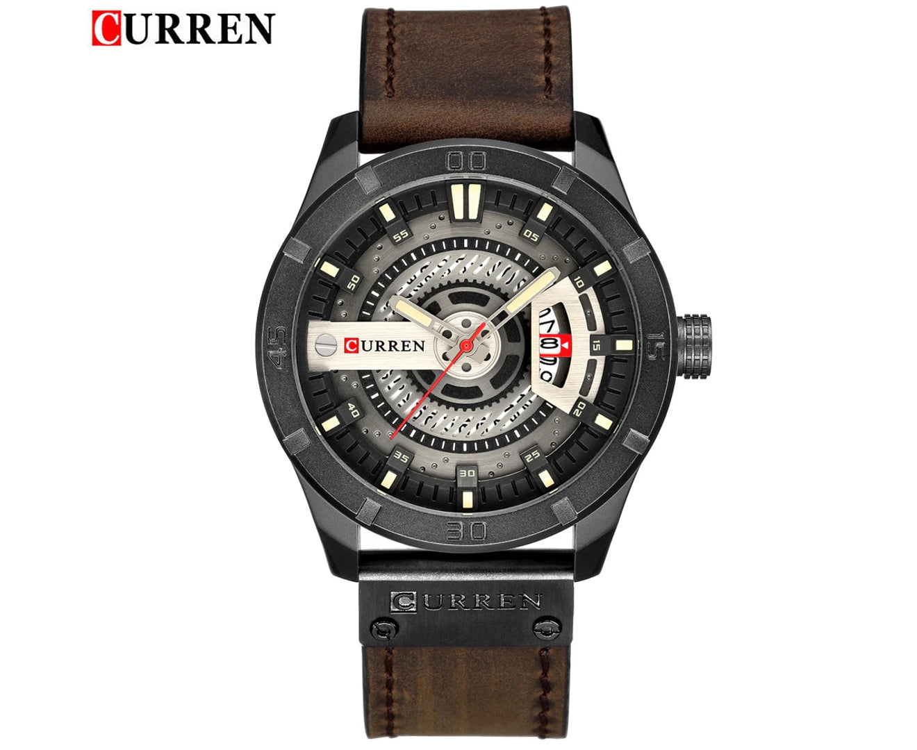 Curren New Fashion Casual Mens Watches Top Luxury Brand Quartz Men Watch Sport Leather Clock Male Wrist Watch Relogio Masculino