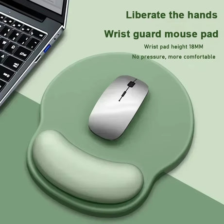 Comfortable Mouse Pad with Wrist Rest, Anti-Slip, for Office & Gaming