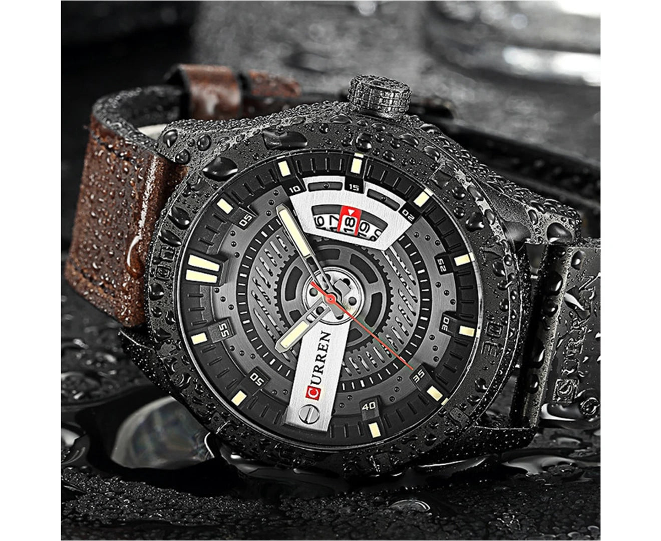 Curren New Fashion Casual Mens Watches Top Luxury Brand Quartz Men Watch Sport Leather Clock Male Wrist Watch Relogio Masculino