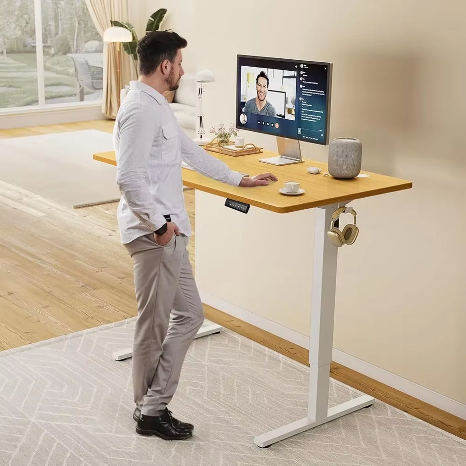 40x24" Adjustable Height Electric Sit-Stand Desk, Ergonomic