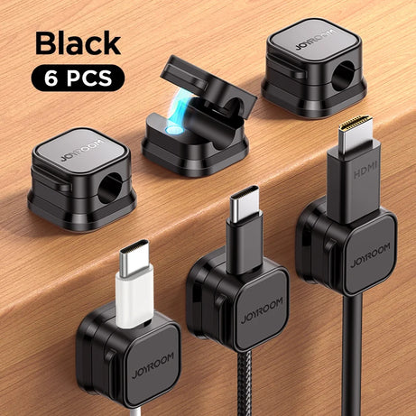 Magnetic Cable Clips Smooth Adjustable Cord Holder for Desk