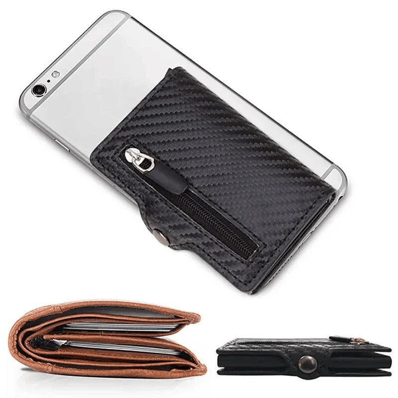 Slim RFID Wallet Men Women – Anti-Theft Card Holder