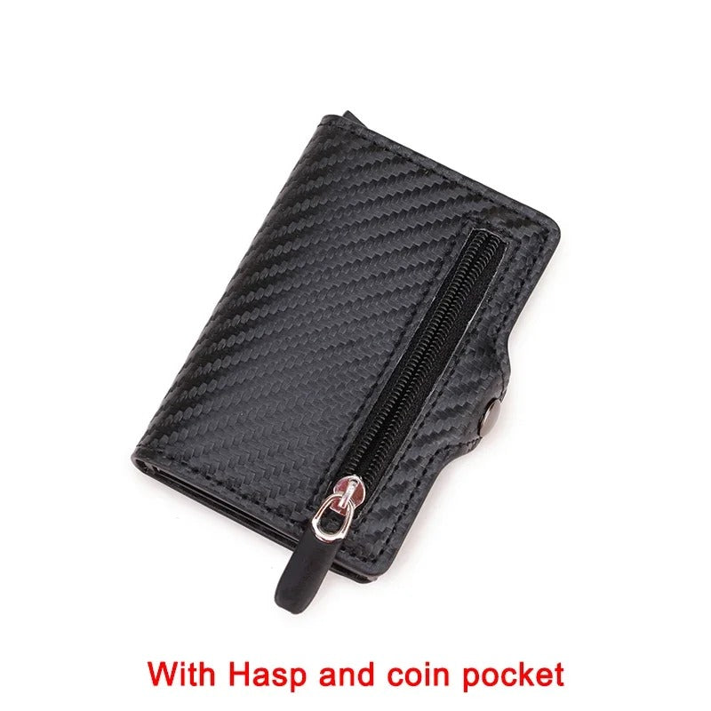 Slim RFID Wallet Men Women – Anti-Theft Card Holder
